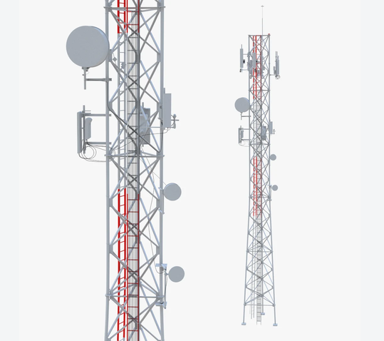 Illustration d'une infrastructure télécom